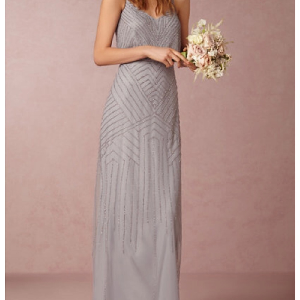 BHLDN Sophia Dress in serenity Blue, size 8